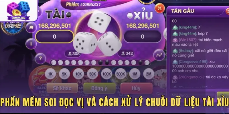 Phần mềm soi đọc vị và cách xử lý chuỗi dữ liệu tài xỉu